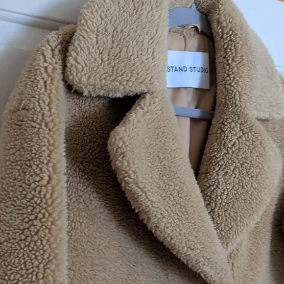 Stand Studio Teddy Coat - Picture 3 of 8